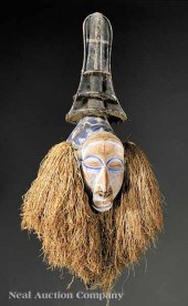 A Yaka Carved Wood Initiation