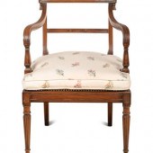 A Yale Burge Regency Style Arm