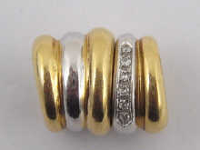 A yellow and white metal (tests