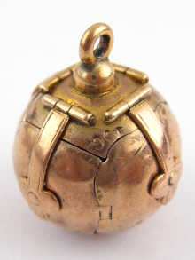 A yellow and white metal (tests 9
