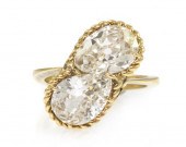 *A Yellow Gold and Antique Cut