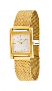 A Yellow Gold Mechanical Wrist