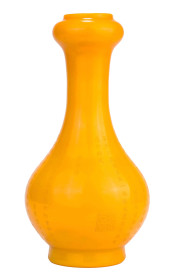 A YELLOW MATERIAL 'ORCHID PAVI