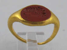 A yellow metal (tests high carat
