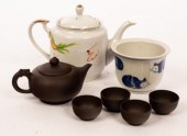 A Yixing Zisha tea set, includ