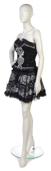 A Zandra Rhodes Black Straples