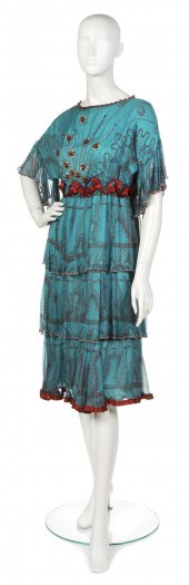 A Zandra Rhodes Turquoise and