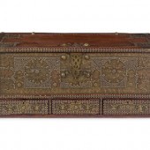 A Zanzibar Brass Decorated Tea