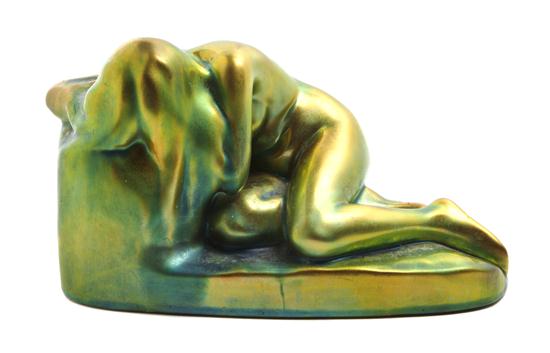 A Zsolnay Porcelain Figure