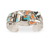 A ZUNI RAINBOW DANCER SILVER A