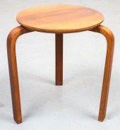 AALTO MANNER TEAK SIDE TABLE A
