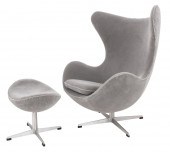 AARNE JACOBSEN EGG CHAIR AND O