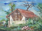 AARON BOHROD GOUACHE ON PAPERD
