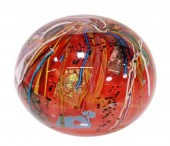 AARON GROSS STUDIO ART GLASS O