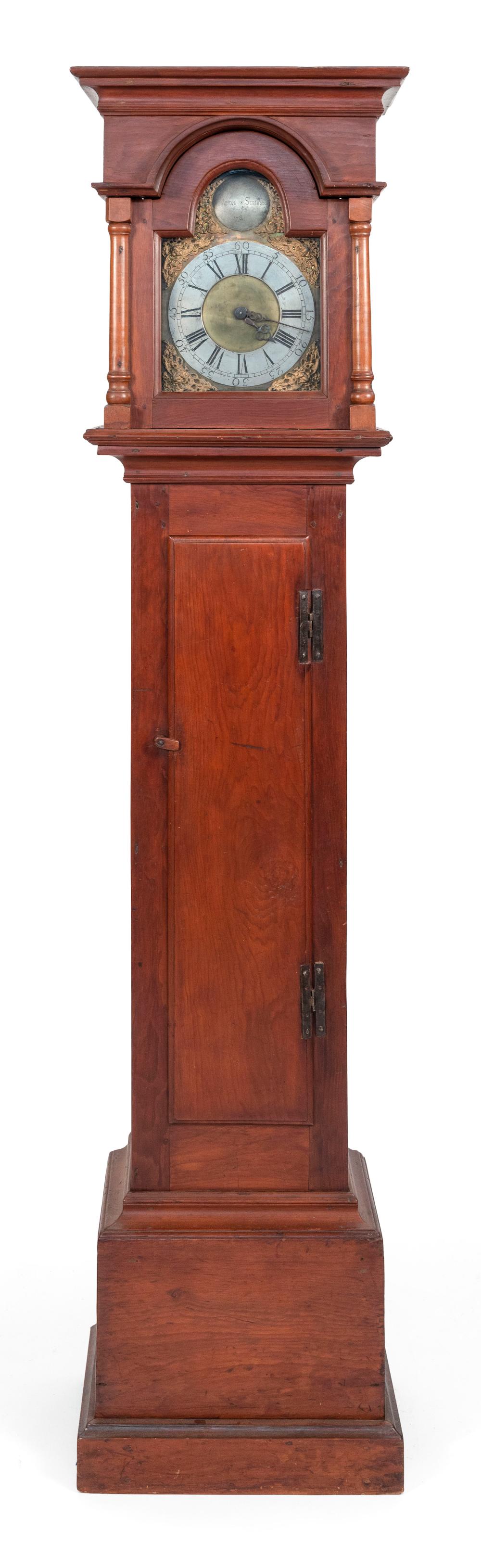 AARON SMITH 30-HOUR TALL-CASE CLOCK