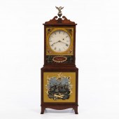 AARON WILLARD MAHOGANY SHELF C