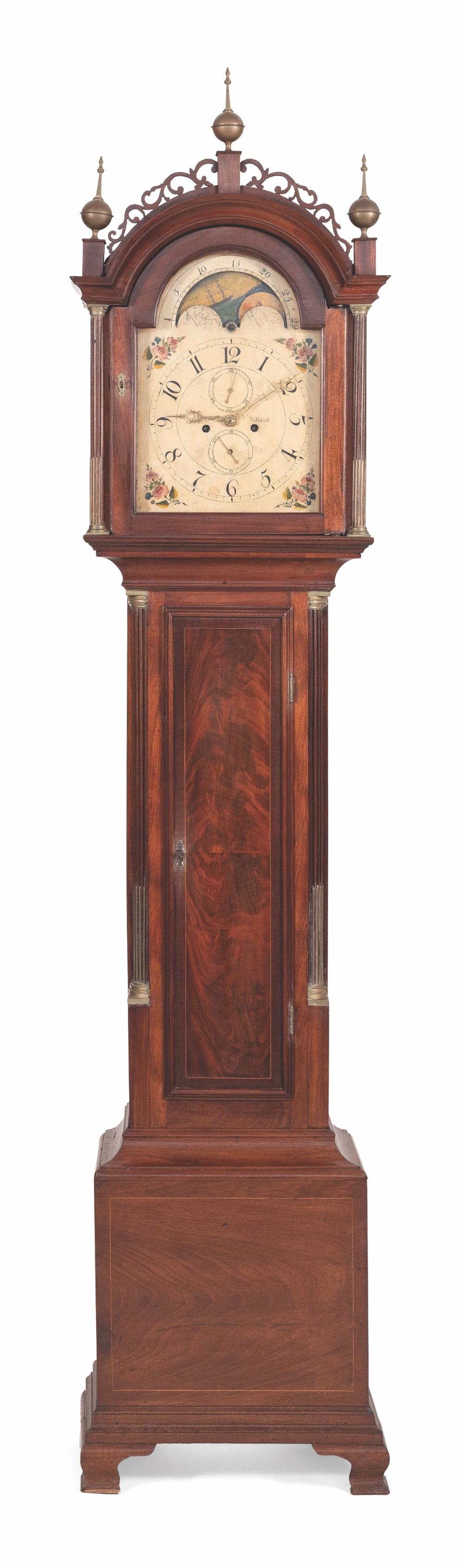 AARON WILLARD TALL-CASE CLOCK