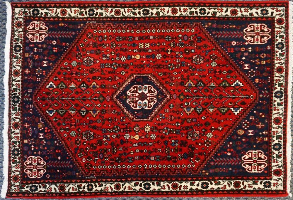 ABADEH RUG, 4 FT 10 IN X 3 FT 5