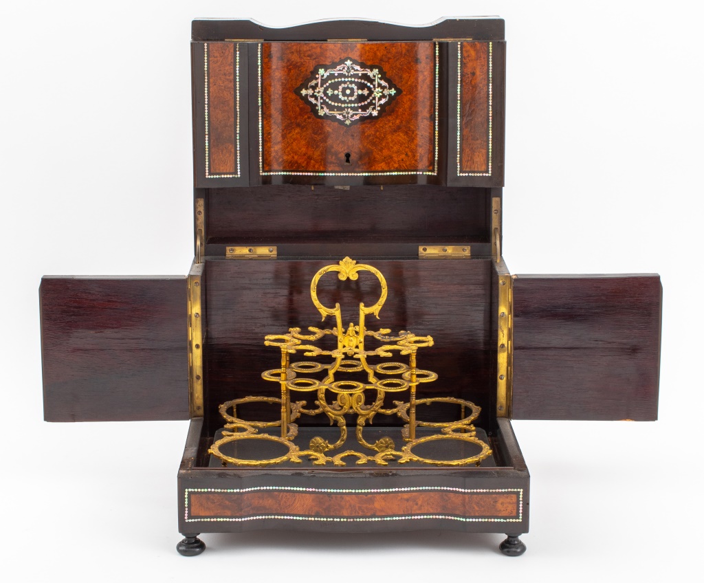 ABALONE INLAID BURLWOOD TANTALUS