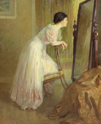 ABBOTT F. GRAVES (1859-1936) LADY