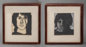 ABBY SHAHN SELF PORTRAITS INK
