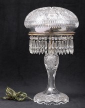ABCG cut crystal mushroom tabl