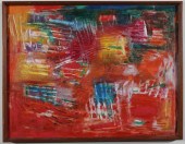 ABDUL DJALIL PIROUS OIL ON CAN