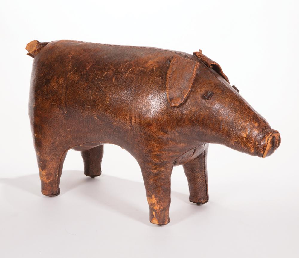 ABERCROMBIE & FITCH LEATHER PIG