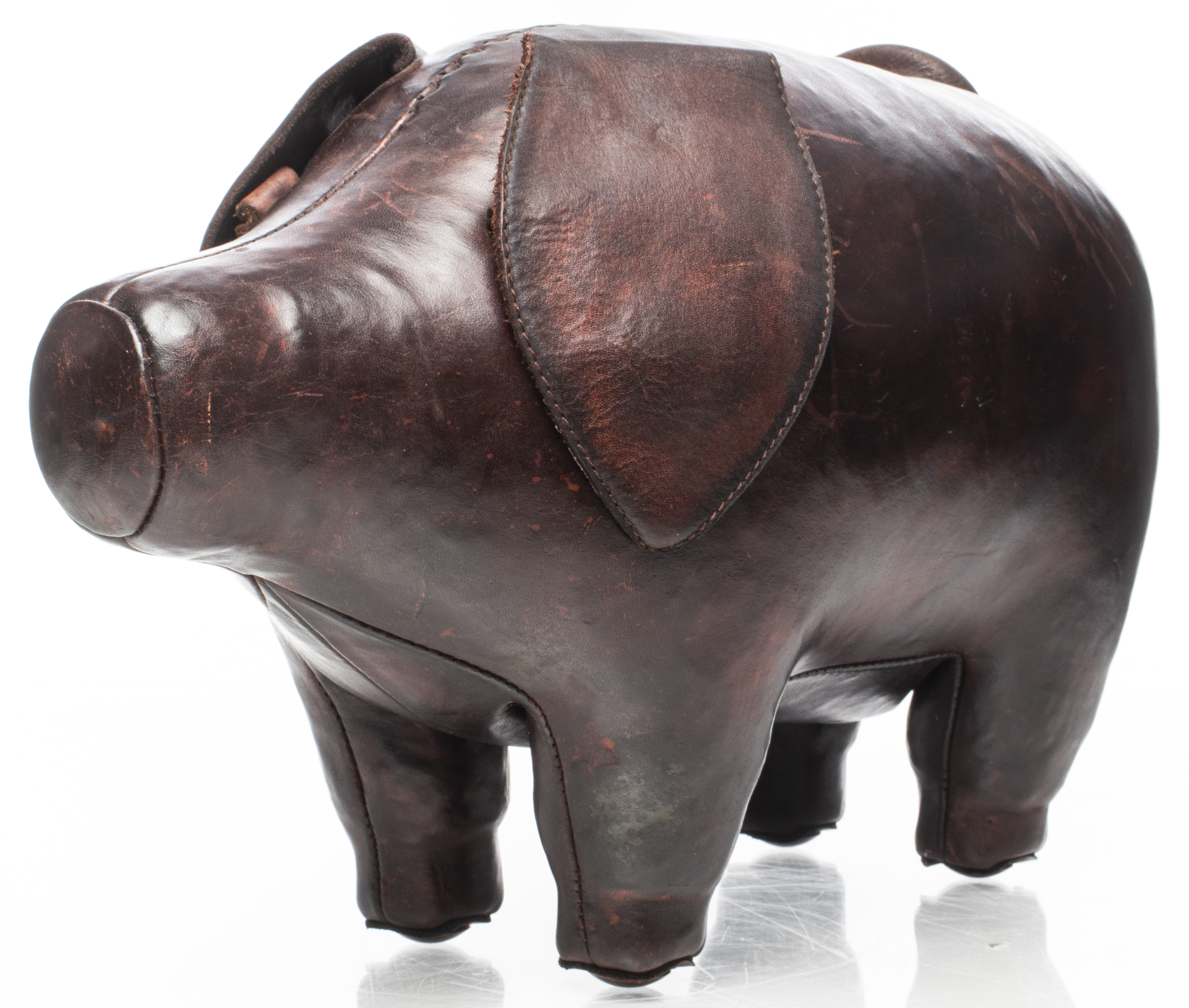 ABERCROMBIE & FITCH LEATHER PIG
