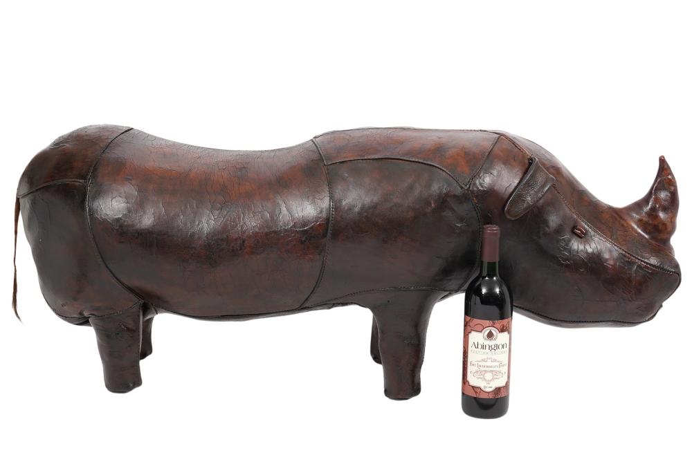 ABERCROMBIE VINTAGE LEATHER RHINO