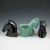Abingdon donkey planter pair o