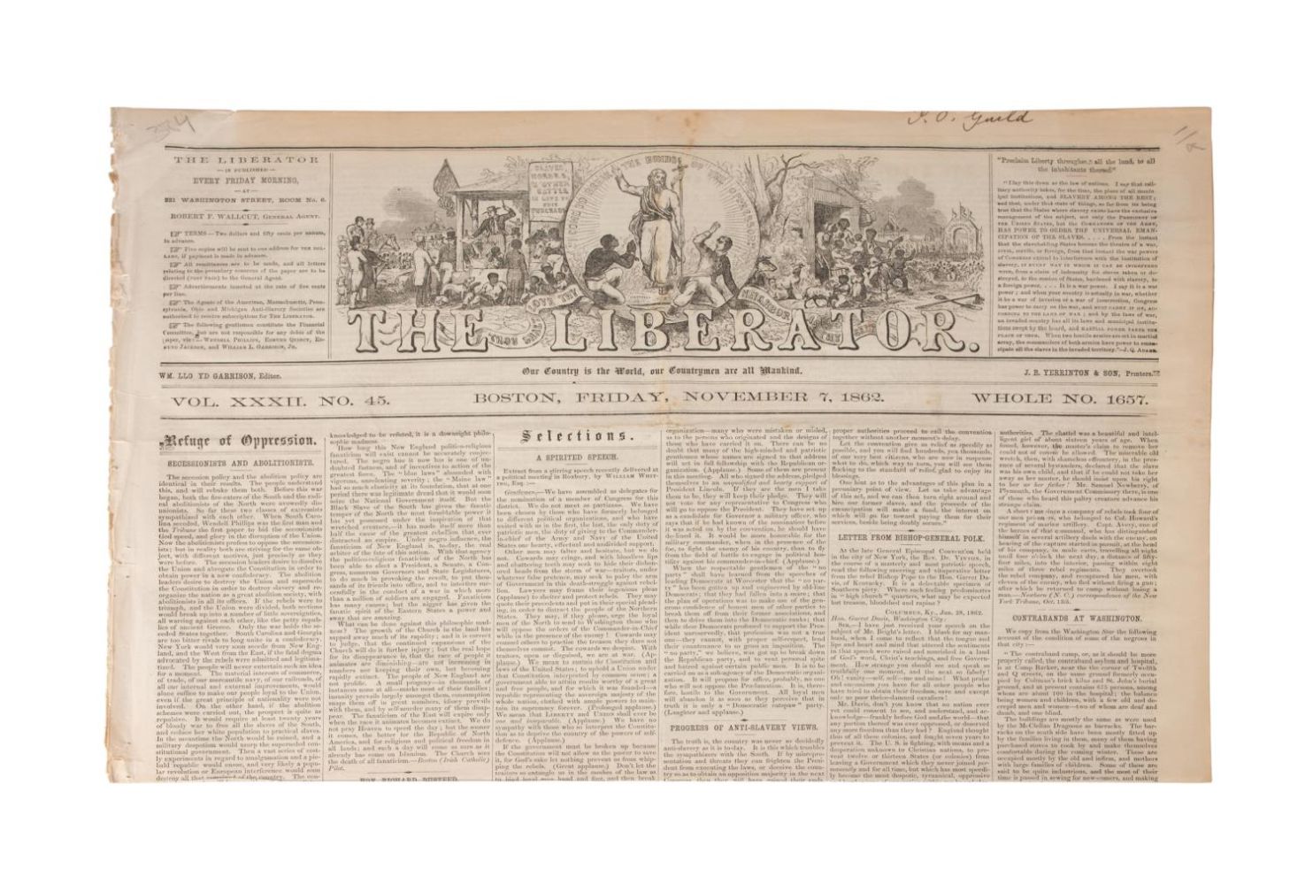 ABOLITIONIST NEWSPAPER, THE