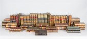 ABOUT SEVENTY LEATHER BOUND BO