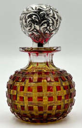 ABP CUT GLASS PERFUME BASKETWE