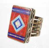ABRAHAM BEGAY 14K GOLD NAVAJO