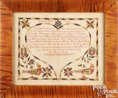 ABRAHAM BRUBAKER, FRAKTUR HAUS