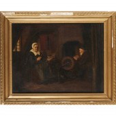 ABRAHAM DE PAPE (AFTER), OIL O