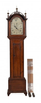 ABRAHAM EDWARDS TALL-CASE CLOC