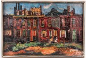 ABRAHAM HANKINS OIL ON CANVAS
