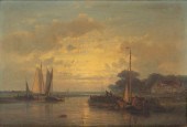 ABRAHAM HULK I, OIL, SUNSETAbr