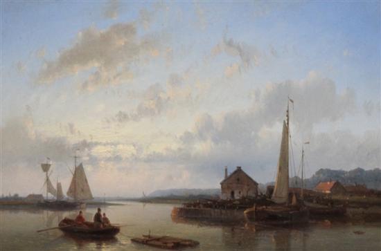 Abraham Hulk Snr (1813-1897) oil on