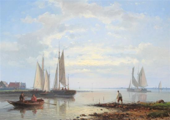 Abraham Hulk Snr (1813-1897) oil on