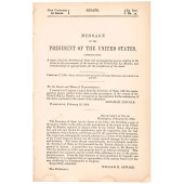 ABRAHAM LINCOLN 1864 MESSAGE F