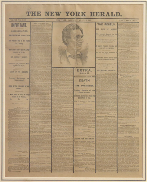 ABRAHAM LINCOLN ASSASSINATION DAY