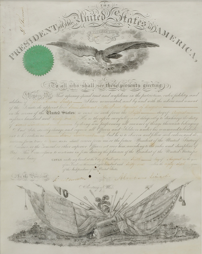 Abraham Lincoln Autograph dated