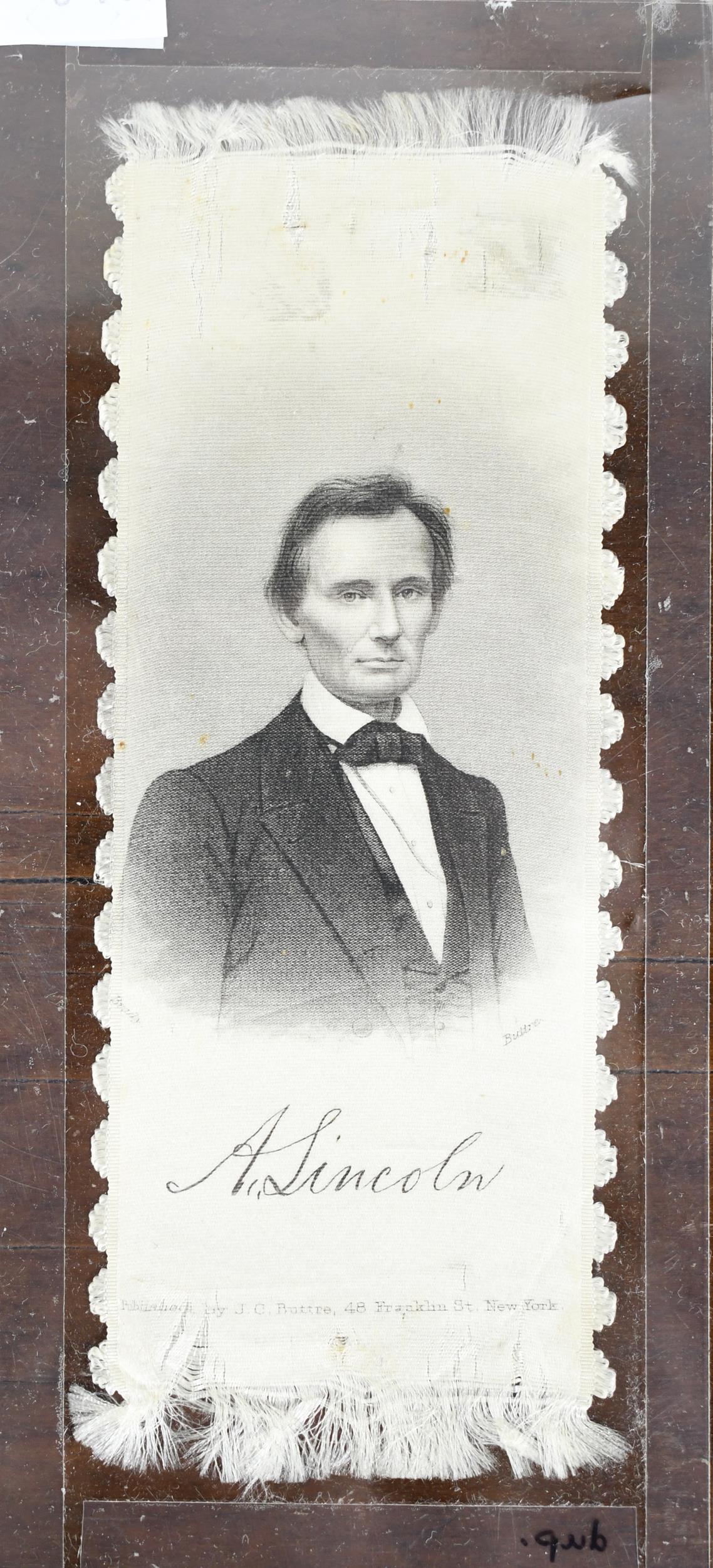 ABRAHAM LINCOLN BRADY IMAGE SILK