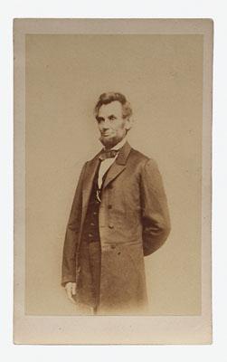 Abraham Lincoln carte de visite ,