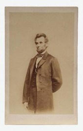 Abraham Lincoln carte de visit
