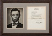 Abraham Lincoln Photograph Plu