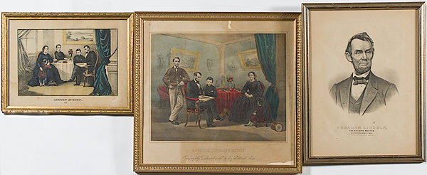 Abraham Lincoln Prints Lot of 3